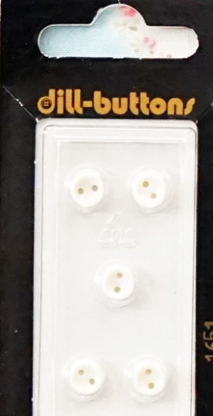  7mm DILL BUTTONS MADE IN GERMANY 1/4'' PACK OF 5